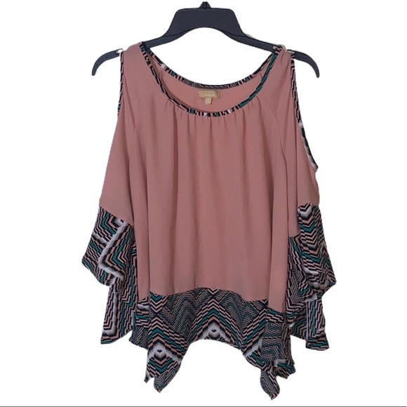 Takara Tops - Takara Tribal Open Shoulder Top